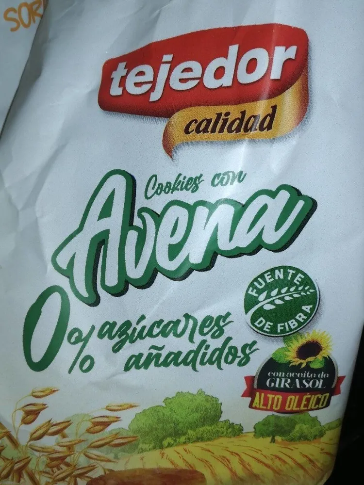 Cookies con avena 0%