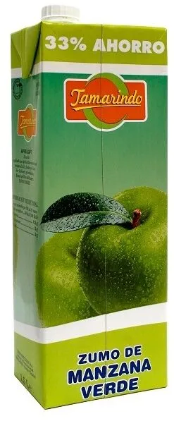 Zumo de manzana verde
