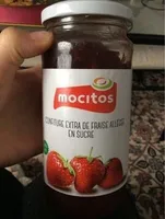 Confiture extra de fraise allegee en sucre