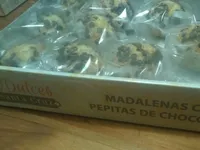 Dulces Santa Cruz Madalenas con pepitas de chocolate