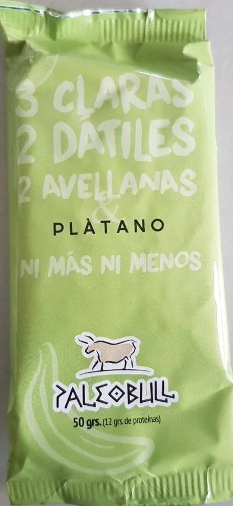 Barrita Paleobull Claras, Dátiles, Avellanas & Plátano