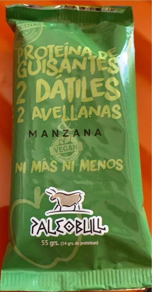 Barrita Paleobull manzana, dátiles y avellanas