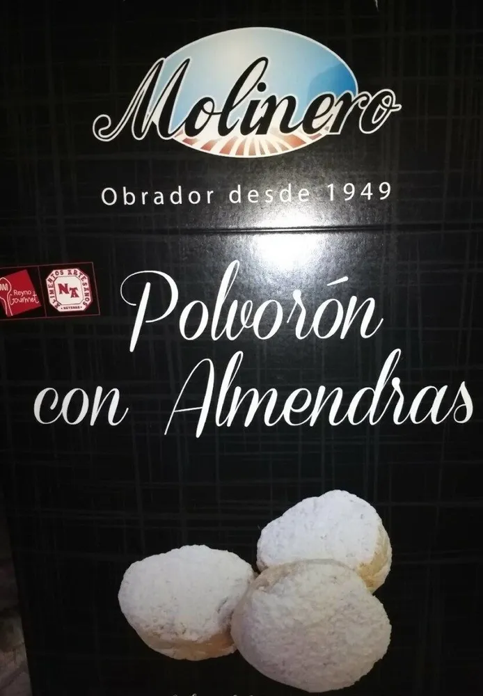polvorón con almendras