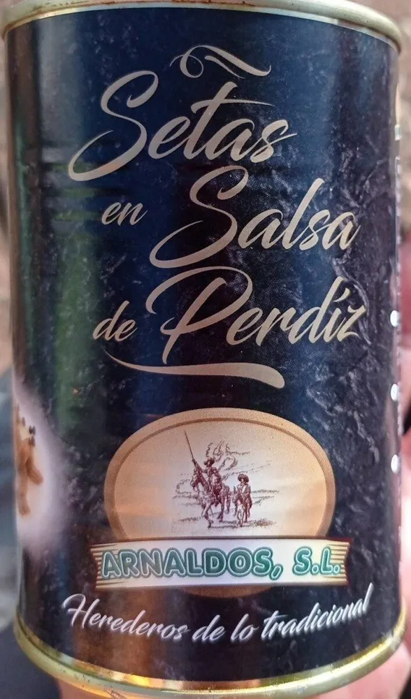 Setas en salsa de perdiz