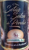 Setas en salsa de perdiz