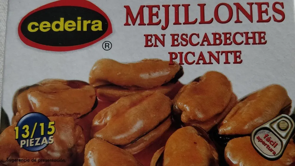 Mejillones en escabeche picante