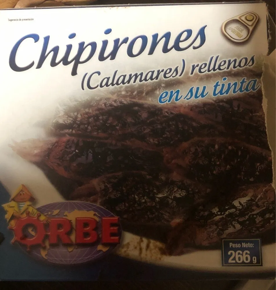 Chipirones rellenos en su tinta