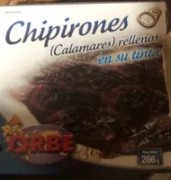 Chipirones rellenos en su tinta