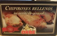 Chipirones rellenos en aceite de girasol