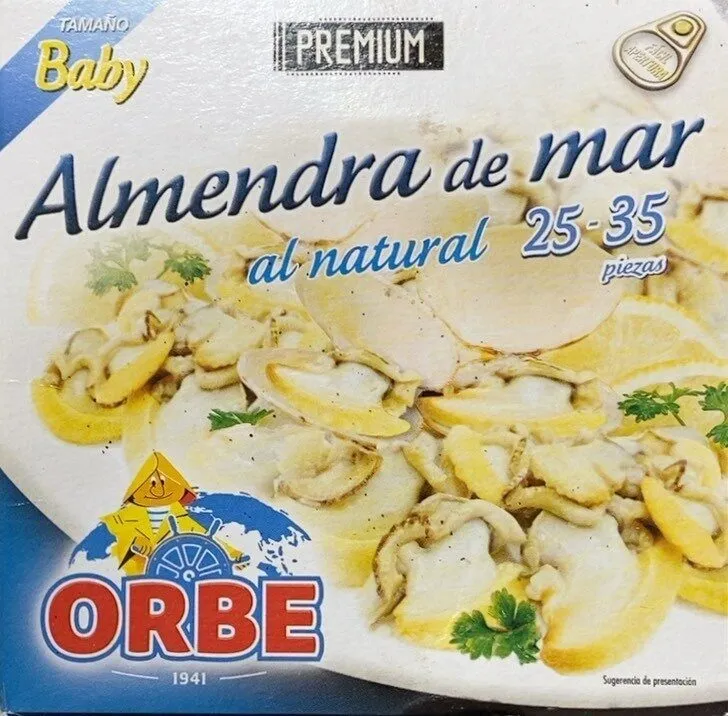 Almendra de mar al natural