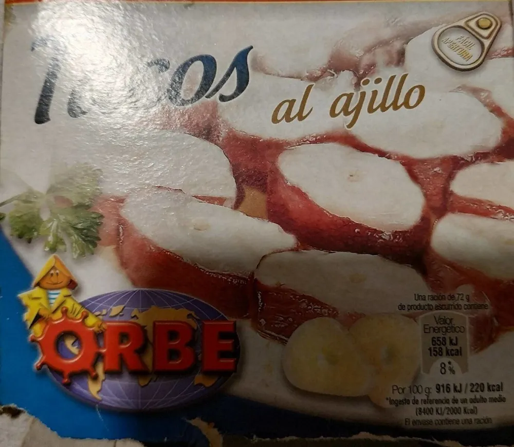 Morceaux de calamars à l'ail
