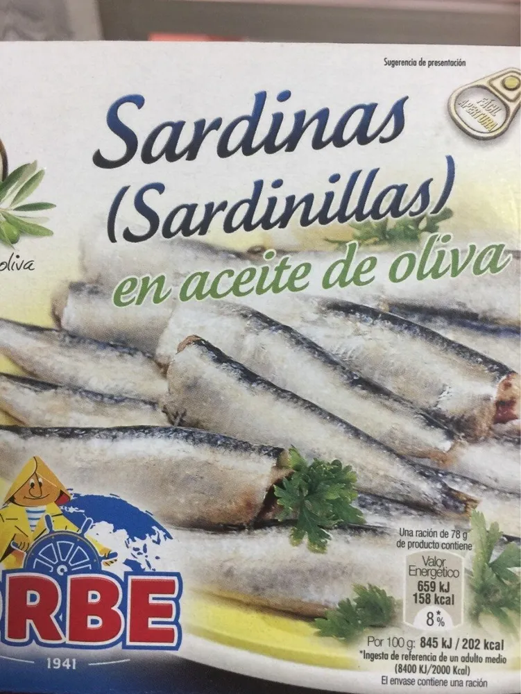 Sardinas (Sardinillas) en aceite de oliva