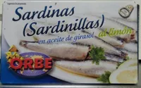 Sardinas ( sardinillas) en aceite de girasol al limón