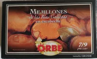 Mejillones de las rías gallegas en escabeche