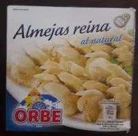 Almejas reina al natural