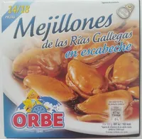 Mejillones de las rías gallegas en escabeche