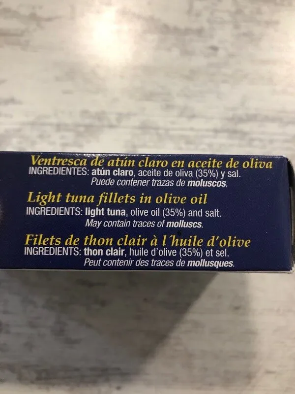 Ventresca de atún claro