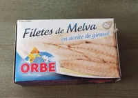 Filetes de melva en aceite girasol