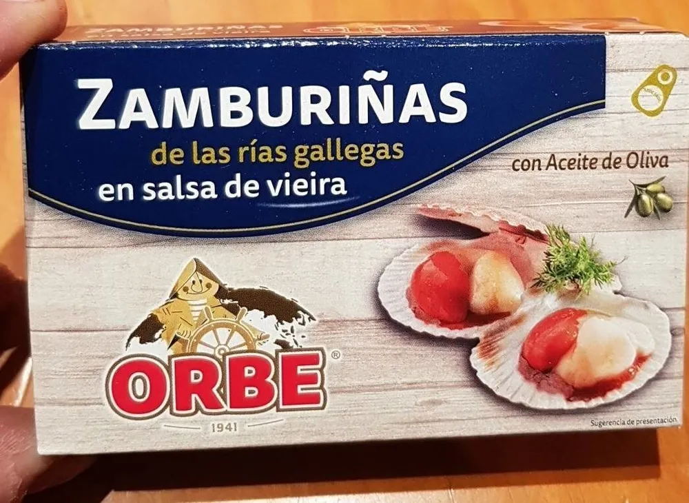 Zamburiñas en salsa de vieira