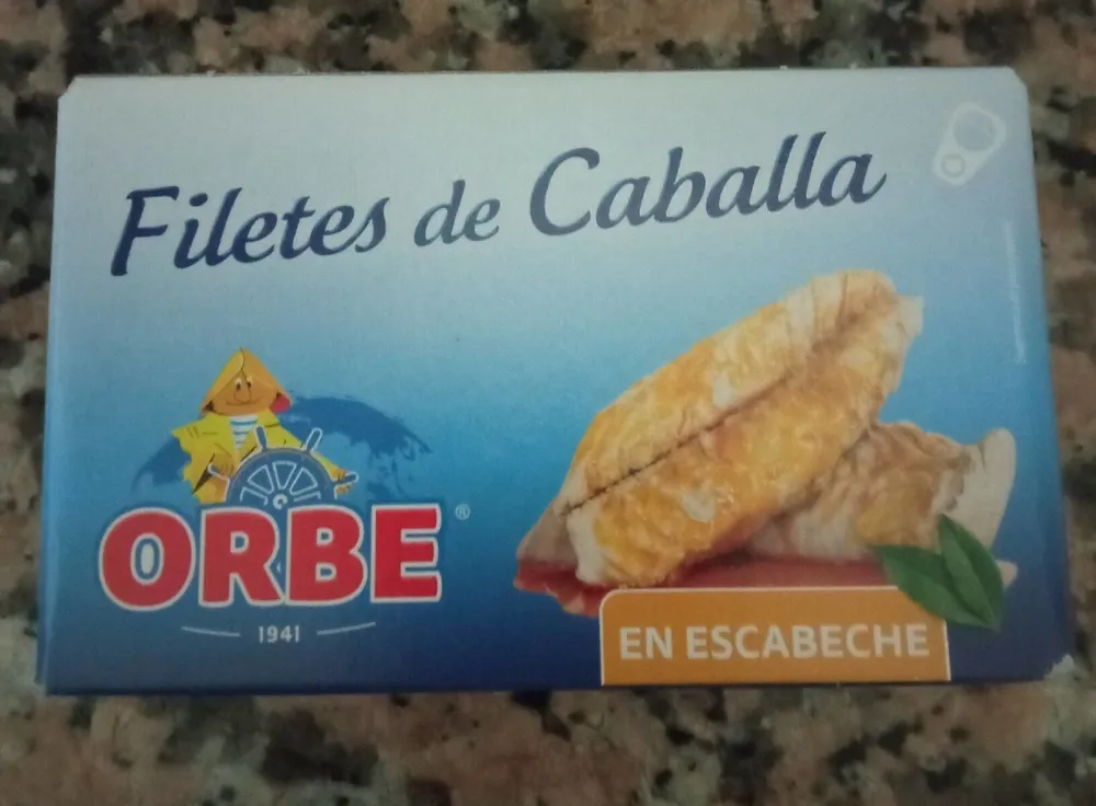 Filetes de caballa en escabeche