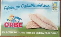 Filetes de caballa del sur