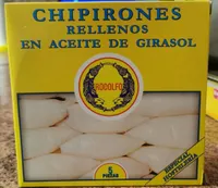 Chipirones rellenos en aceite de girasol