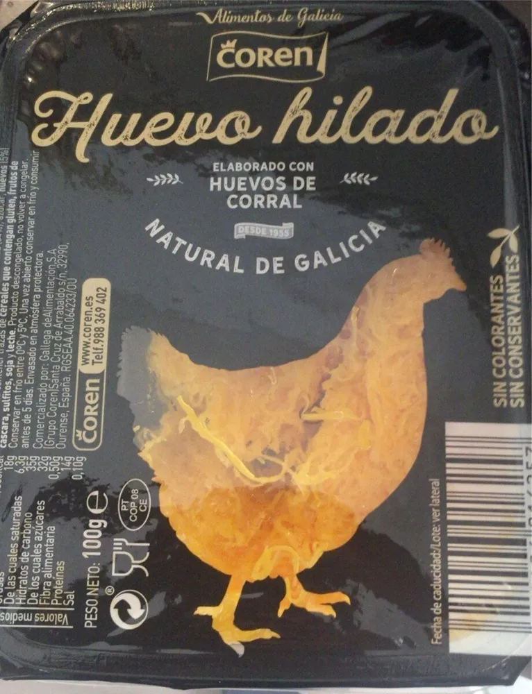Huevo hilado
