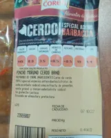 pincho moruno cerdo band