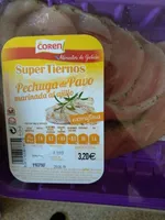 Pechuga de pavo fileteada al ajillo