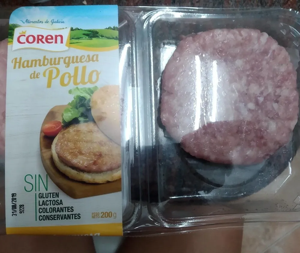 Hamburguesa de pollo