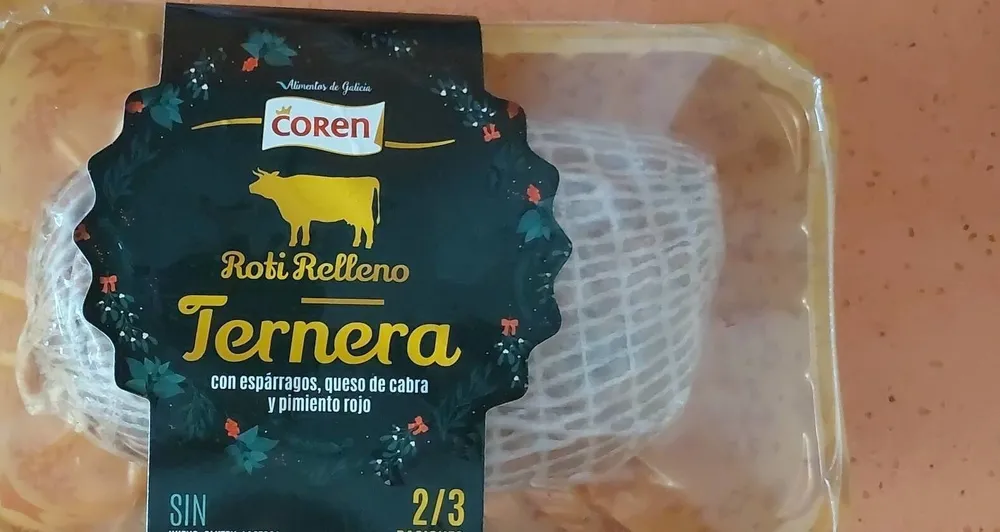 Roti relleno de ternera