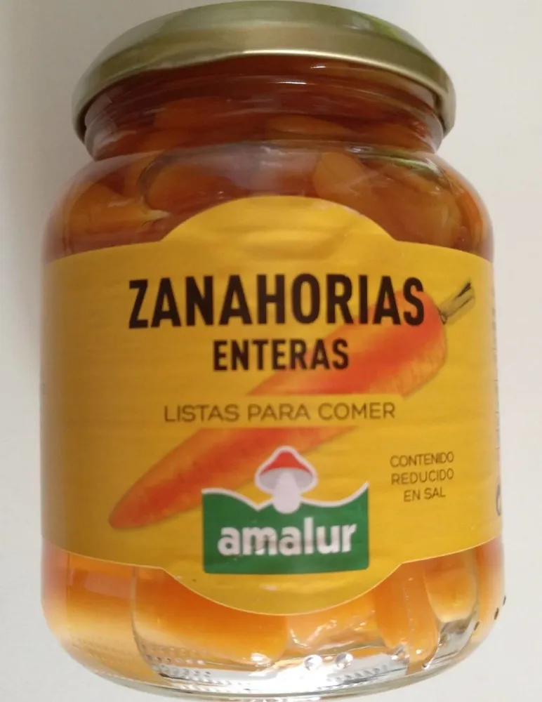 Zanahorias enteras