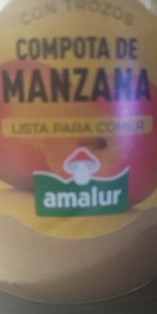 Compota de manzana