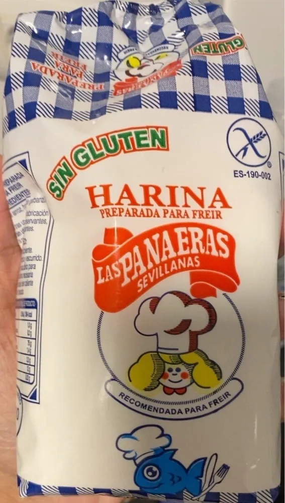 Harina preparada freir sin gluten