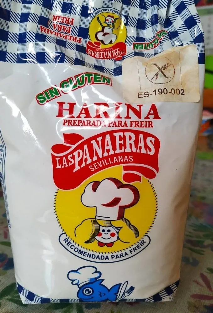 Harina preparada para freír sin gluten