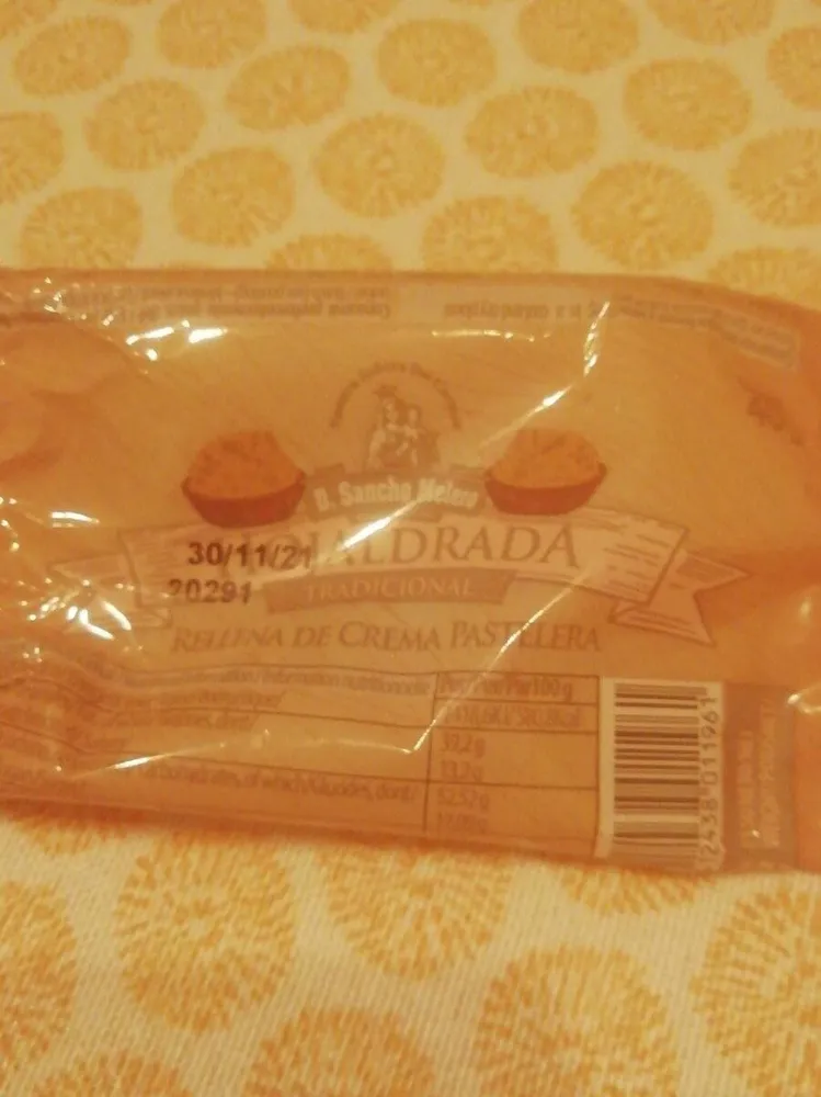 Hojaldrada rellena de crema