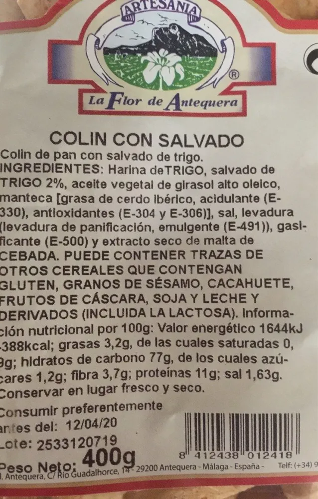 Colin salvado