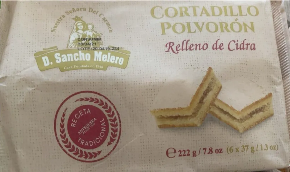 Cortadillo polvorin de cidra