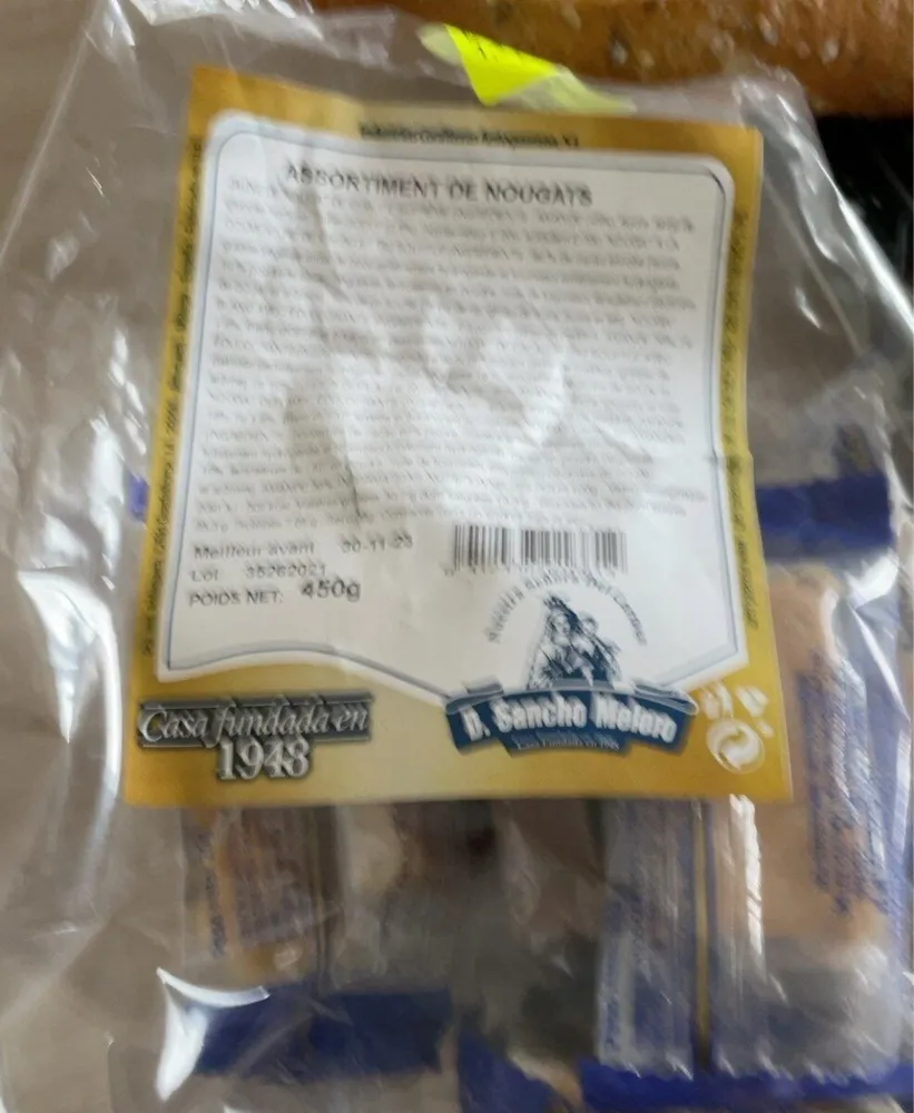 Assortiment de nougats