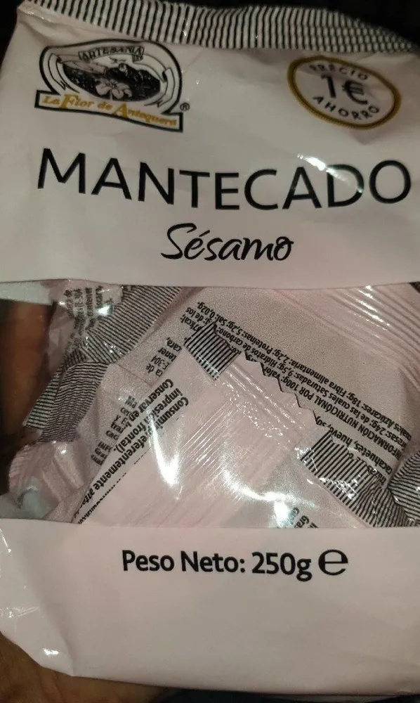 Mantecado de sésamo