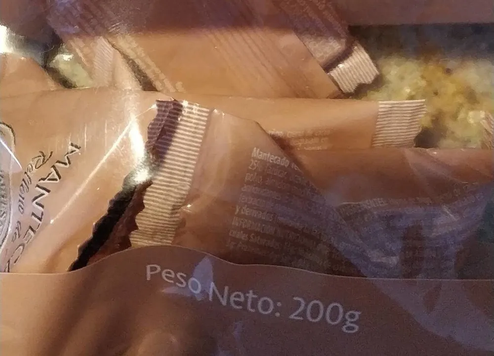 Mantecado relleno de cacao