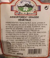 Assortiment graisse végétale
