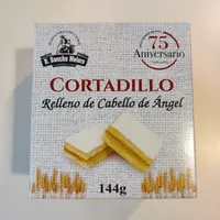 Cortadillo relleno de cabello de ángel