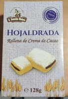 Hojaldrada rellena de crema de cacao