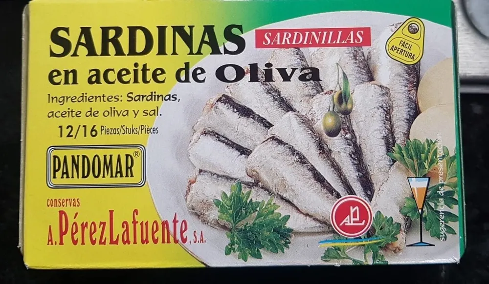 Sardinas en aceite de oliva