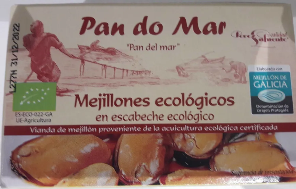 Mejillones en escabeche ecológico