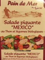 Salade piquante “Mexico” au thon et légumes biologiques