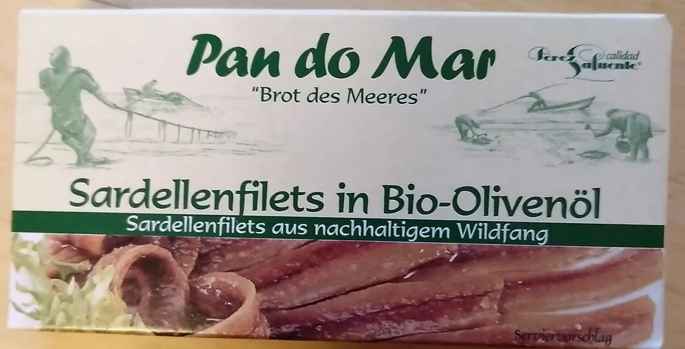 Sardellenfilets in Bio-Olivenöl