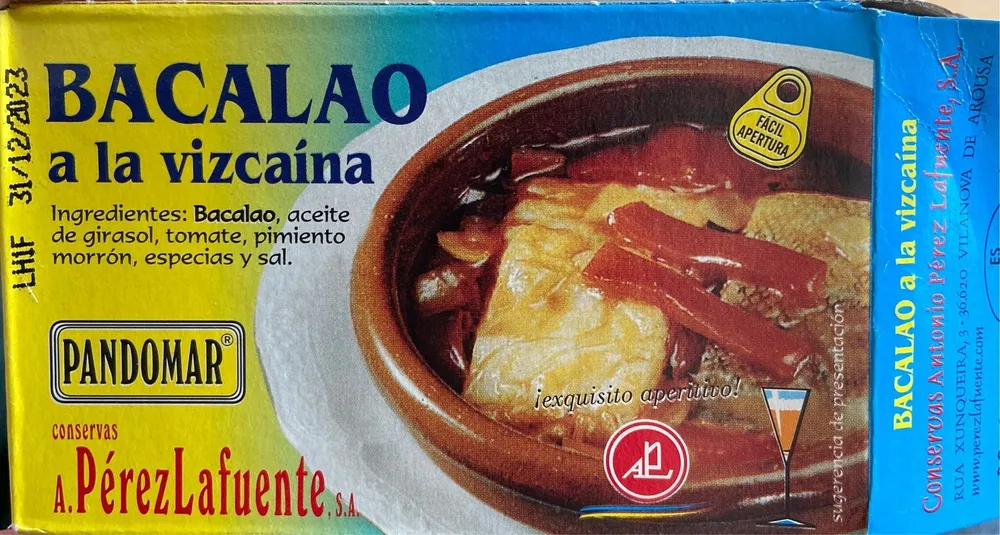 Morue à la biscayenne