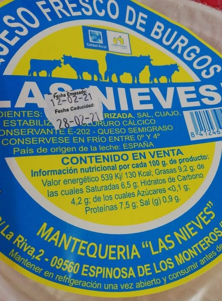 Que fresco Las Nieves